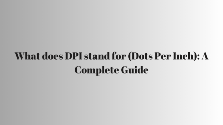 What does DPI stand for