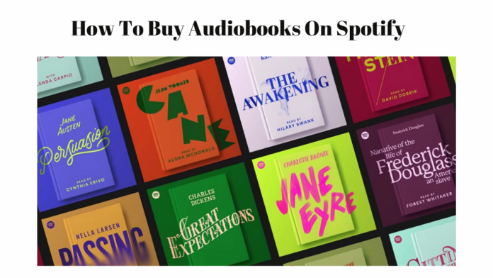 how to buy audiobooks on spotify