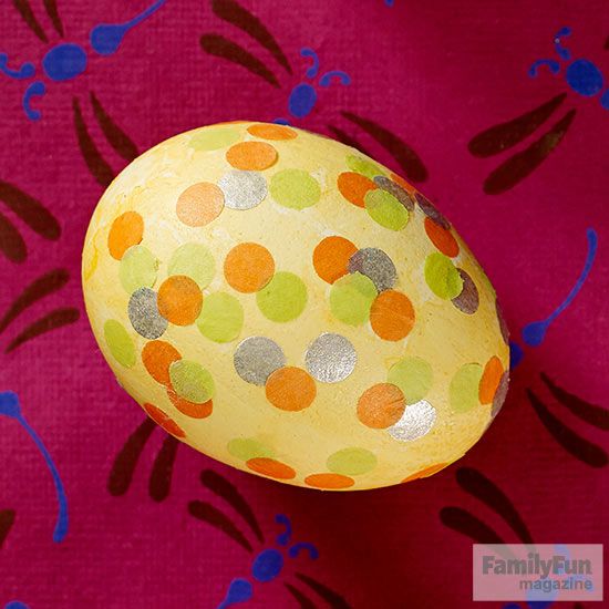 tissue egg easter drawing 